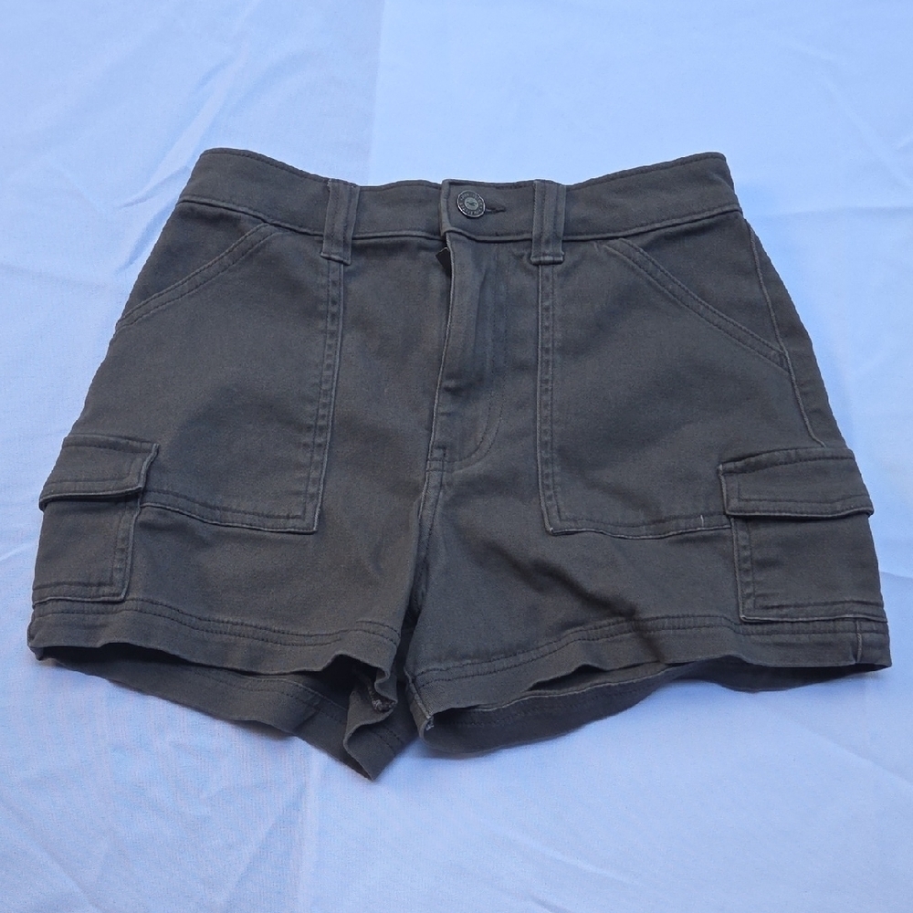Hollister Dark Gray Cargo Shorts
